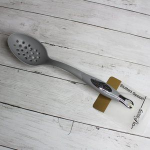 Grand Gourmet Pro Slotted Spoon Gray Silver